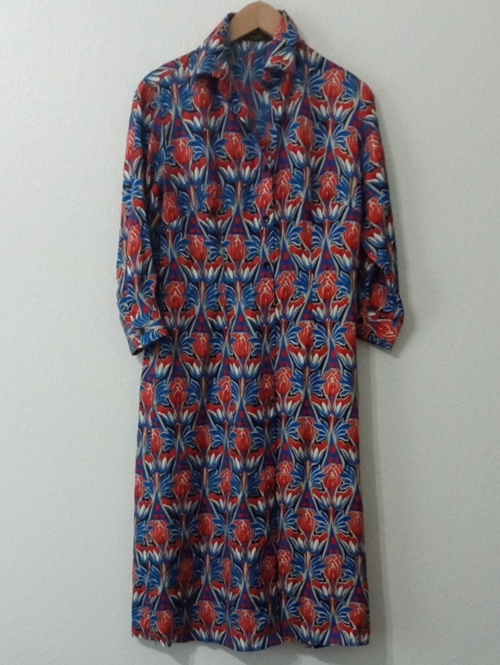 Yaly Couture Silk Shirt Dress